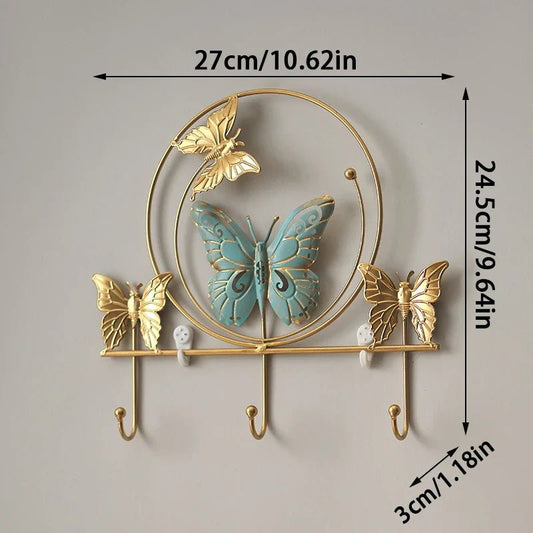 Porte Clé Mural - RackWall™ - Papillon - Rangementunique